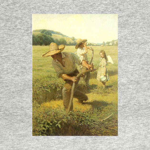 The Scythers (Back to the Farm) by NC Wyeth by MasterpieceCafe